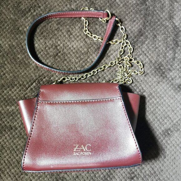 Eartha Burgundy/Antique Brass Crossbody EUC #236 - Picture 10 of 11